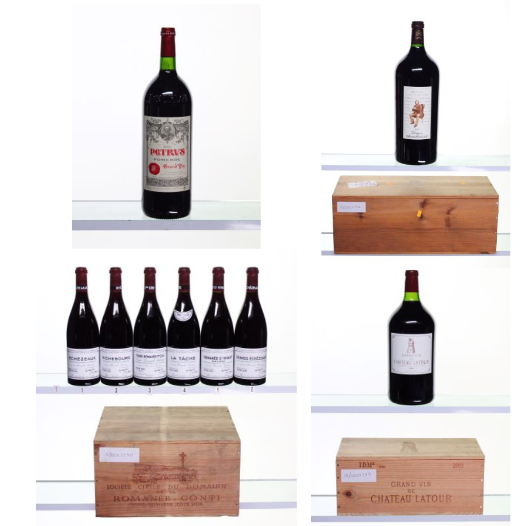 Global Lowest Price on Beychevelle, Haut-Brion, Lafite, Latour, Margaux, Petrus, DRC and more...