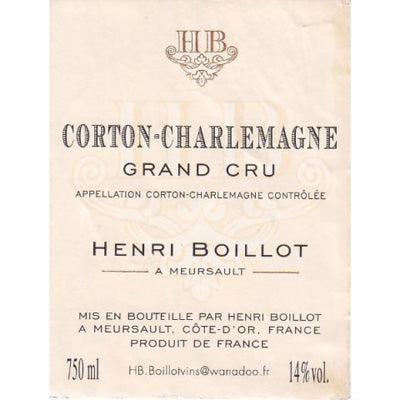Henri Boillot Corton-Charlemagne